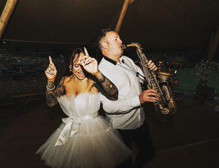 Mark Ellis Saxophone Wedding