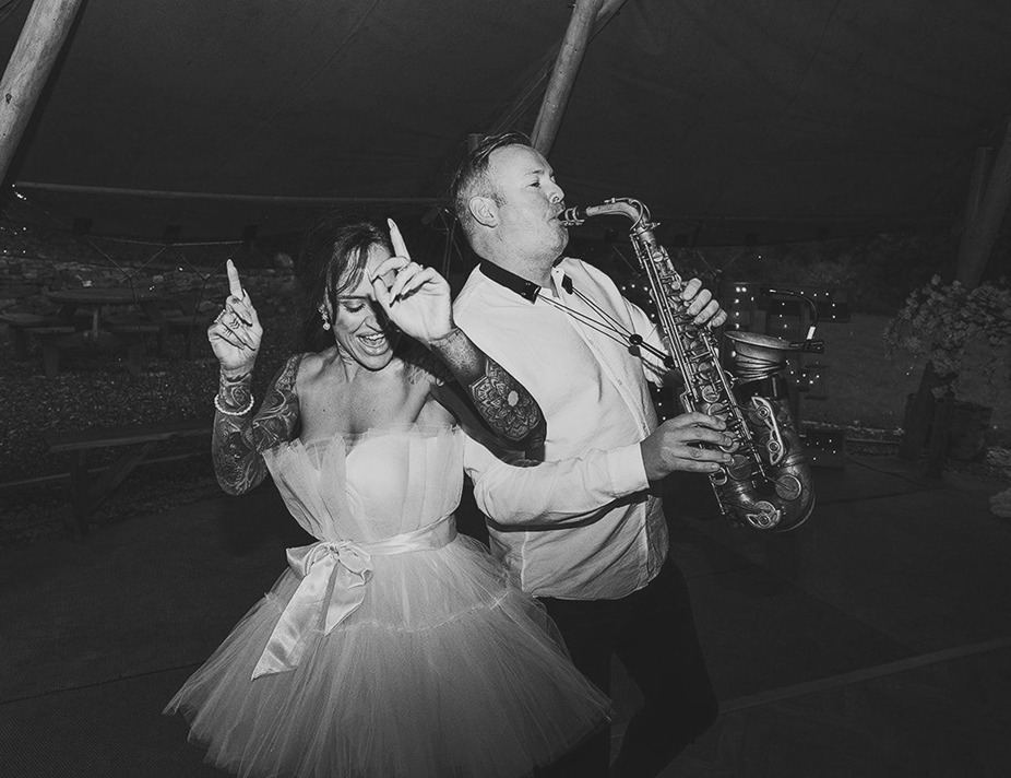 Mark Ellis Saxophone Wedding